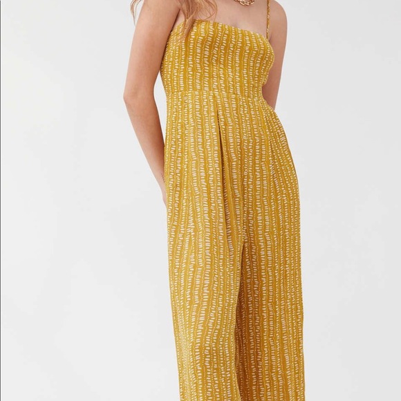 Out From Under Running Free Yellow Jumpsuit, XS - Picture 1 of 4